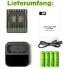 GP ReCyko M4D45 4-fach LCD 4Port Docking St. + 4x AA NiMh Produktbild-Vorschau 14
