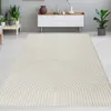 Designer Kurzflor Teppich in Creme Größe - 80 x 150 cm Produktbild-Vorschau 1