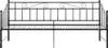 A black metal bench against a white background. Náhled obrázku produktu