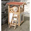 Katzenhaus KERBL Tyrol Alpin Outdoor 77x59x88 cm natur Produktbild-Vorschau 7