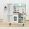 Baby Vivo Kinderküche Spielküche aus Holz - Gustavo in Weiß Produktbild-Vorschau 4