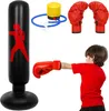 Kinder-Boxsack Standboxsack 160 cm Boxhandschuhe für Jungen Produktbild-Vorschau 1