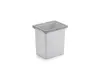 A light gray trash can insert with a gray rim, shown against a white background. Produktbild-Vorschau
