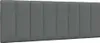 vidaXL Cuscino per testiera "Hanko" grigio scuro 120 cm Anteprima dell’immagine prodotto 8