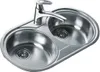 Teka DR 80 2C, Podtynkowy montaż zlewu, Owalny, Stal Podgląd zdjęcia produktu 6