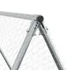 vidaXL Hühnerkäfig Silbern 200x100x190 cm Verzinkter Stahl Produktbild-Vorschau 7