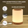 Tischlampe Kabellos LED Akku Nachttischlampe LED Nachtlicht Produktbild-Vorschau 7