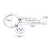 INF Sleutelhanger "Drive safe" RVS Zilver 2-pack Productafbeelding-voorbeeld 3