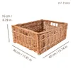 Creative Home Cesto Portaoggetti in Vimini | Naturale con Anteprima dell’immagine prodotto 2