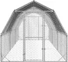 vidaXL Kurník se střechou 2,5x6x2,25 m Pozinkovaná ocel Náhled obrázku produktu 2