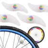 4 LED svetlá na kolesá bicykla, farebné osvetlenie ráfikov Náhľad obrázku produktu 7
