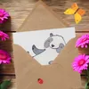 Mr. & Mrs. Panda Grußkarte Panda Kampfkunst - Weiß - Produktbild-Vorschau 3