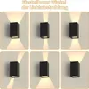 ZMH Led Wandleuchte 2ER Aussen Schwarz Wandlampe Modern Up Produktbild-Vorschau 7
