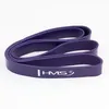 A purple fitness resistance band is shown on a white background. Produktbild-Vorschau