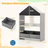 GOPLUS 2 in 1 Kinder Bücherregal, Whiteboard & Tafel Produktbild-Vorschau 6
