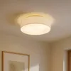 Lindby Deckenleuchte Sebatin, Ø 50 cm, cremeweiß, Stoff, Produktbild-Vorschau 2