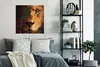 MuchoWow® Poster Pflanzen - Dschungel - Löwe 75x75 cm - Produktbild-Vorschau 4