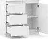 VBChome Kommode mit 3 Schubladen und 1 Türen 80 x 35 x 75 Produktbild-Vorschau 3