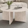 Couchtisch Drasir - Ø90x42cm - beige Travertin Produktbild-Vorschau 2