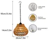 ZELURXX LED Pendelleuchte aus Rattan, Akku, 5 W, RGB, Produktbild-Vorschau 7