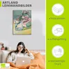 ARTland Leinwandbild Stillleben mit blühendem Mandelzweig Produktbild-Vorschau 3