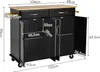 A kitchen cart with dimensions labeled. Náhľad obrázku produktu