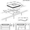 AEG TN64RA06XB, Czarny, Wbudowany, 60 cm, Ceramiczna, Szkło Podgląd zdjęcia produktu 5