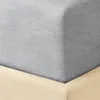 Prześcieradło frotte z gumką 140x200x30 cm szare, 100% Podgląd zdjęcia produktu 2