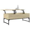 The Living Store Couchtisch Sonoma-Eiche 100x50x40 cm Produktbild-Vorschau 5