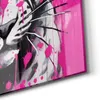 DEQOART Glasbild Echtglas 30x30 cm 'Urbaner Tigerblick' Produktbild-Vorschau 5