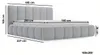 GrainGold Polsterbett Cloud 160x200 cm - Bett 160x200, Produktbild-Vorschau 7