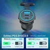12V Auto Dual USB C Steckdose 3.0 QC PD Einbau Buchse Produktbild-Vorschau 6