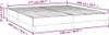 vidaXL Box spring bed frame black 180x200 cm Imitace kůže Náhled obrázku produktu 7