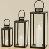 Boltze Laterne Arana, Schwarz, Transparent, Glas, Metall, Produktbild-Vorschau 2