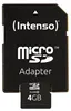 Intenso 4GB microSDHC Class 10 + adapter SD Podgląd zdjęcia produktu 2