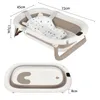 Faltbare Baby Badewanne,Babybadewanne mit Thermometer und Produktbild-Vorschau 6