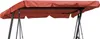 Hollywoodschaukel Dachbezug 200 x 145 cm Rotorange Produktbild-Vorschau 1