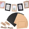 20 Stück Fotorahmen 11.5x15cm Kraftpapier Karton Produktbild-Vorschau 1