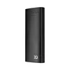 A black power bank is shown against a white background. Produktbild-Vorschau