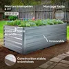 AREBOS Bac potager surélevé en métal 240x90x79 cm – Voir les images du produit 3