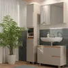 Meuble salle de bain Vicco J-Shape Cachemire/Artisan Voir les images du produit 3