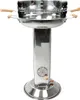 Säulengrill aus Edelstahl - Grillhöhe 83cm - Rosthöhe Produktbild-Vorschau 7