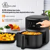 Extralink Air Fryer 4,2 l, teplovzdušná fritéza, 1300 W, Náhľad obrázku produktu 3