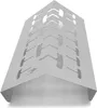 A close-up, angled view of a silver metal corner protector with cut-out patterns, set against a white background. Podgląd zdjęcia produktu