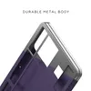A close-up of a keyboard's metal frame and purple casing. Produktbild-Vorschau