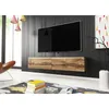Televizní skříňka s LED osvětlením 140 cm WILLA D - dub Náhled obrázku produktu 1