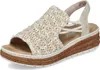 Rieker Damen Keil-Sandaletten Beige Voir les images du produit 20