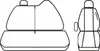 RENAULT Master 3 RIVESTIMENTI OPEL Movano B 7 posti Anteprima dell’immagine prodotto 13