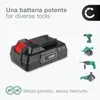 CELLONIC 1x Batteria per Attrezzo Compatibile con Parkside Anteprima dell’immagine prodotto 5