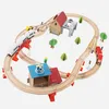 Holzeisenbahn Eisenbahn Kinder Zug Spielzeug 89 Teile mit Produktbild-Vorschau 12
